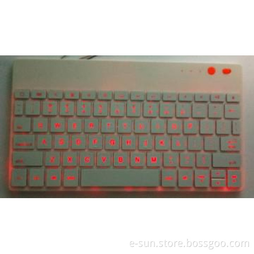 Bluetooth 2.0 with LED Backlit Keyboard for iPad, Made of ABS Plastic